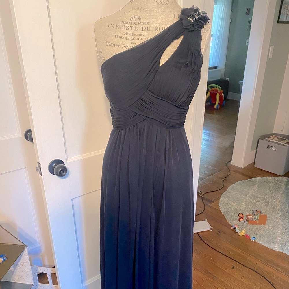Navy blue prom dress